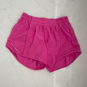 Lululemon Hotty Hot Low Rise 2.5”  Shorts- Sonic Pink
